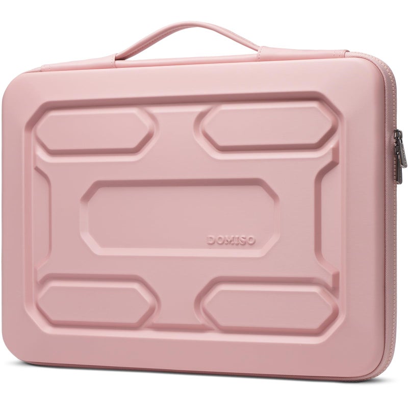 DOMISO 17 inch Laptop Sleeve with Handle Shockproof Waterproof EVA Protective Case for 17.3"" ZBook Fury 17.3 G8/MSI GS73VR Stealth Pro/HP Envy 17/LG Gram 17""/ROG Strix GL702VS  Pink - Image 1